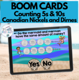 Canadian Coins Nickels and Dimes - BOOM™ CARDS