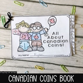 Canadian Coins Activity Booklet for Primary Grades 1-3