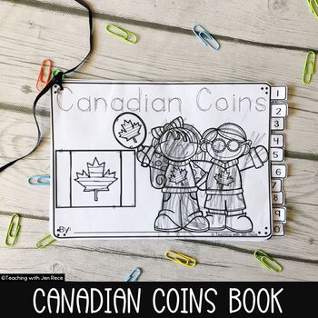 Preview of Canadian Coins Booklet for Kindergarten