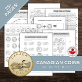 Canadian Coins Worksheets and Games