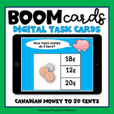 Canadian Coins to 20 Cents Boom Cards