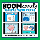 Canadian Coins to 20 Cents Boom Cards