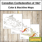 Canadian Confederation of 1867 Maps