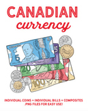 Canadian Currency Clipart