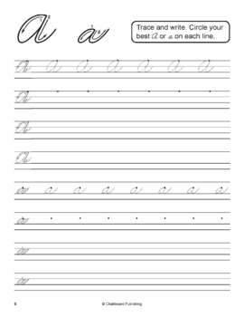 Canadian Daily Cursive Writing Practice Grades 2-4 by Chalkboard Publishing