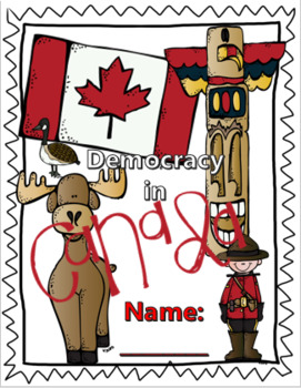 Preview of Canadian Democracy Lapbook/Interactive Notebook (PREVIOUS AB CURRICULUM)