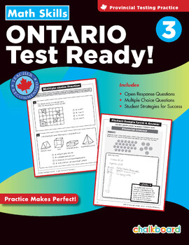 Preview of ONTARIO Test Ready! Math Skills Grade 3