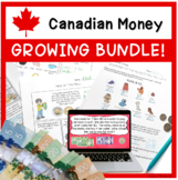 Canadian Money Worksheets and Games Growing Bundle