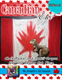 Canadian Flag Art Lesson, Canada Art Project for Elementary
