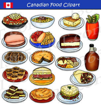 Preview of Canadian Food Clipart