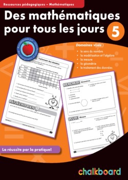 Preview of Daily Math Grade  5 (French Version)