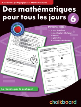 Preview of Daily Math Grade 6 (French Version)