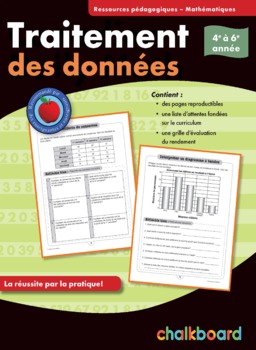 Preview of Data Management Activities Grades 4-6 (French Version)