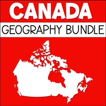 Preview of Canadian Geography Bundle - Cities, Provinces & Territories Research Templates
