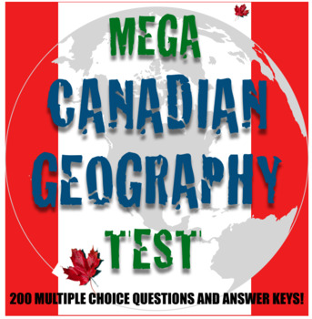 Preview of Distance Learning Canadian Geography, Course Review & 200 Question Test Bank