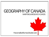 Canadian Geography Task Cards