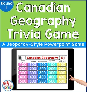 Preview of Canadian Geography Trivia Game 