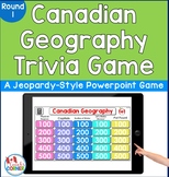 Canadian Geography Trivia Game 