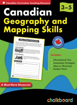Preview of Canadian Geography and Mapping Skills Grades 3-5