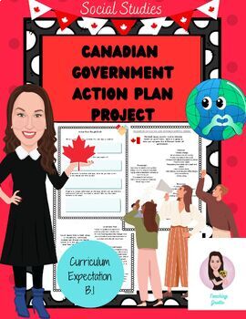 Preview of Canadian Government. Action Plan Project. Social Studies. Grade 5. Citizenship.