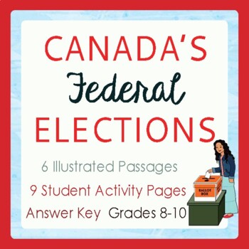 Preview of Canadian Government, History: CANADA'S FEDERAL ELECTIONS Gr 8-10  PRINT, EASEL