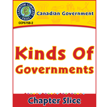 Preview of Canadian Government: Kinds of Governments Gr. 5-8