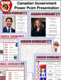 Canadian Government Powerpoint Presentation 94  Slides Soc