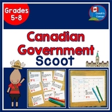 Canadian Government | Scoot Activity | Task Cards