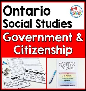 Preview of Ontario Grade 5 Social Studies The Role of Canadian Government and Citizenship