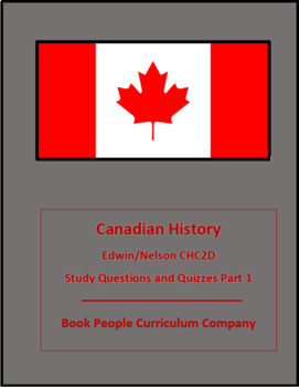 Preview of Canadian History CHC2D Part 1 Edwin/Nelson Resources (Digital)