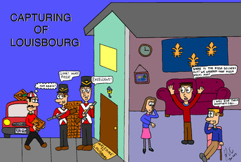 Preview of Canadian History Cartoon - Capture of Louisbourg