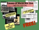World War One: Causes of WWI and Trench Warfare - CHC2P/D