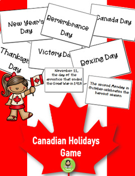 Preview of Canadian Holidays Game