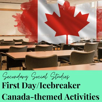 Preview of Canadian Icebreaker Activities