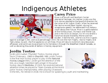 Preview of Canadian Indigenous Athletes
