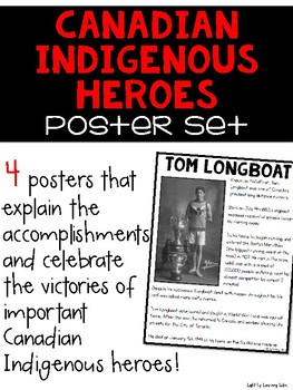 Preview of Canadian Indigenous Heroes Poster Set