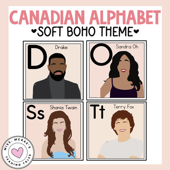 Preview of Canadian Influential People | Alphabet Posters | Canada Important People