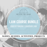 UPDATED: Understanding Canadian Law - Grade 11 Law Course Bundle