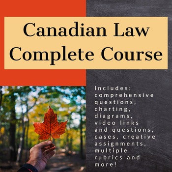 Preview of Canadian Law - COMPLETE COURSE
