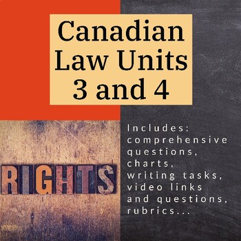 Preview of Canadian Law - Units 3 and 4 (ILC)