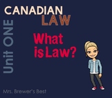Canadian Law - What is Law? FULL UNIT