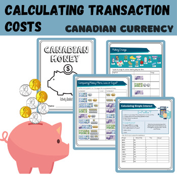 Preview of Transaction Costs, Unit Prices, Taxes, and Interest - Canadian Currency