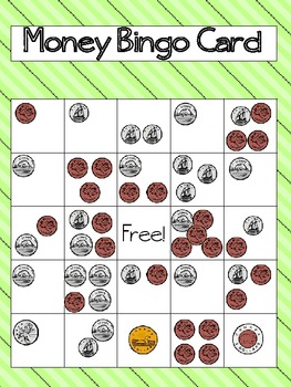 Canadian Money Bingo Game by Kristen Hinnegan | Teachers Pay Teachers