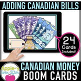 Canadian Money - Boom Cards - Bills & Coins up to $150.00