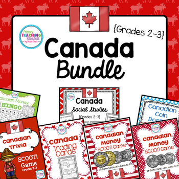 Preview of Canadian Social Studies & Math Bundle