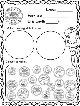Canadian Money: Canadian Coins Printables by Angel's Primary Adventures