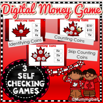 Preview of Canadian Money - Digital Activities