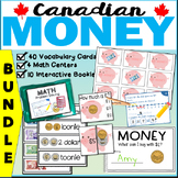 Canadian Money - Financial Literacy BUNDLE | Vocabulary + 