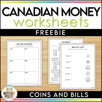 canadian money worksheets teaching resources teachers pay teachers