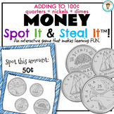 Canadian Money Game - adding to 100¢ using quarters + nick